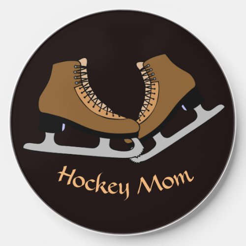 Hockey Mom Ice Skates Wireless Charger