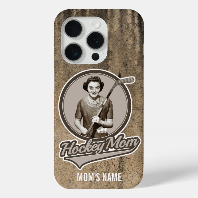 Hockey Mom iPhone case (Back)