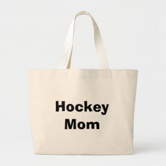 Hockey Mom Large Tote Bag