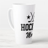 Hockey mom latte mug (Left Angle)