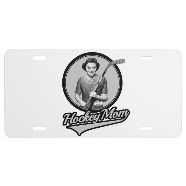 Hockey Mom License Plate (Front)