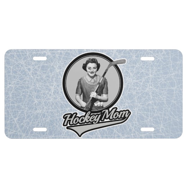 Hockey Mom License Plate (Front)