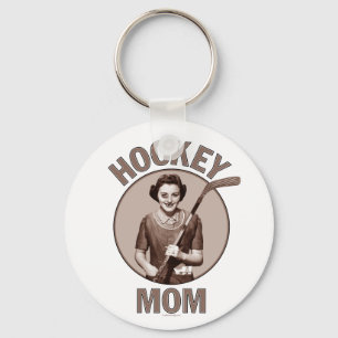 Hockey Mom light keychain