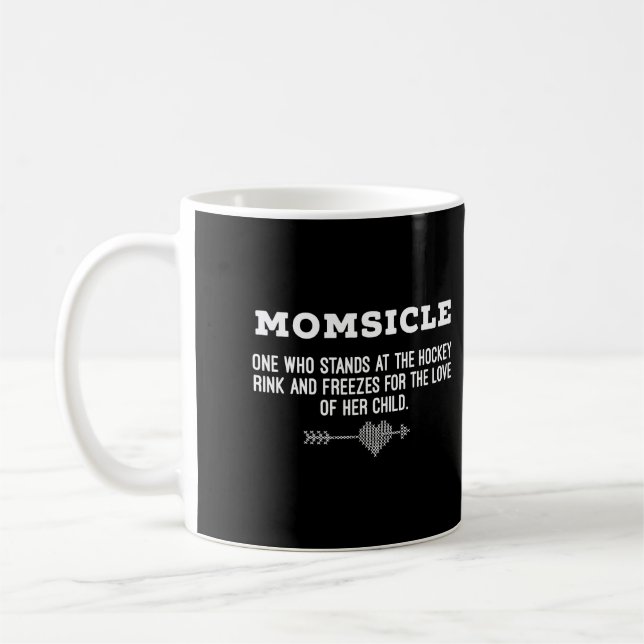 Hockey Mom Momsicle Definition Tee Mother'S Day Gi Coffee Mug (Left)