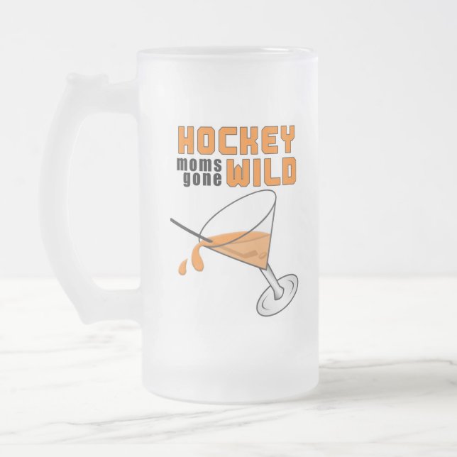 Hockey Mom Party Mug (Left)