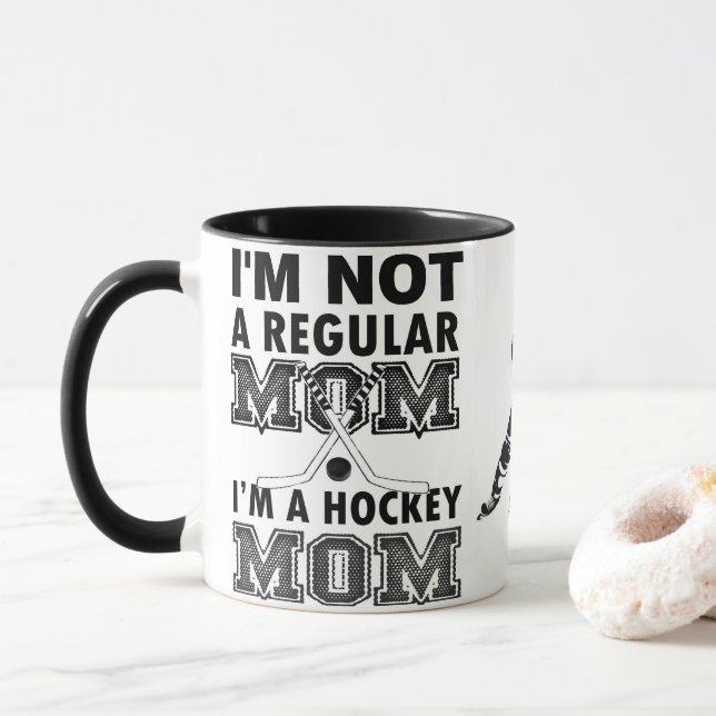 Hockey MOM Personalized MUG (With Donut)