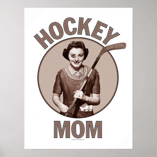Hockey Mom prints and posters (Front)