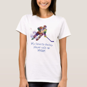 Hockey Mom Quote T-Shirt