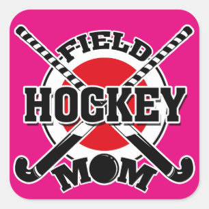 Hockey Mom Square Sticker