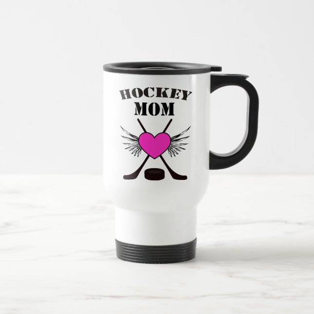 Hockey Mom Travel Travel Mug (Right)