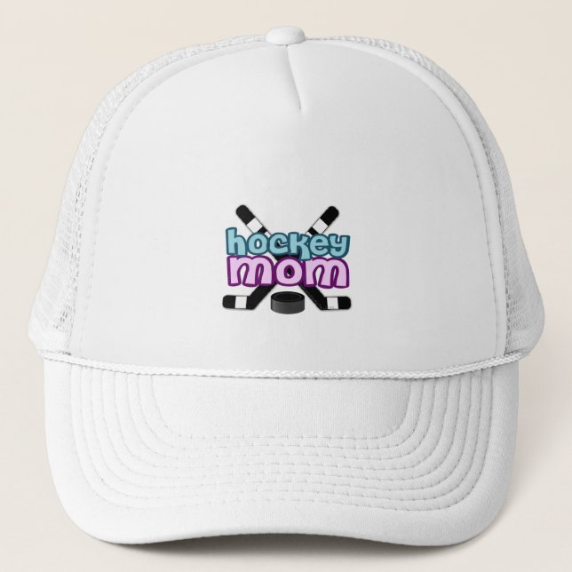 Hockey Mom Trucker Hat (Front)