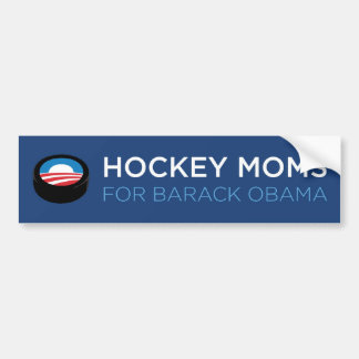 Hockey Moms for Barack Obama Bumper Sticker
