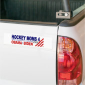 Hockey Moms for Obama Biden Bumper Sticker (On Truck)