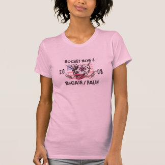 Hockey Moms Pit Bull Lipstick T-Shirt
