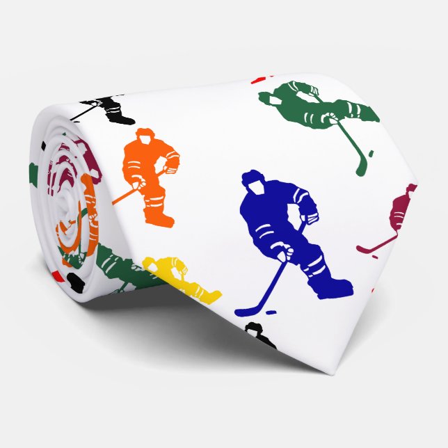 HOCKEY NECK TIE (Rolled)