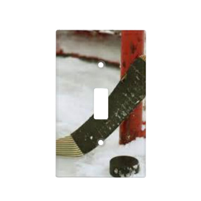 hockey net goal light switch cover (Front)
