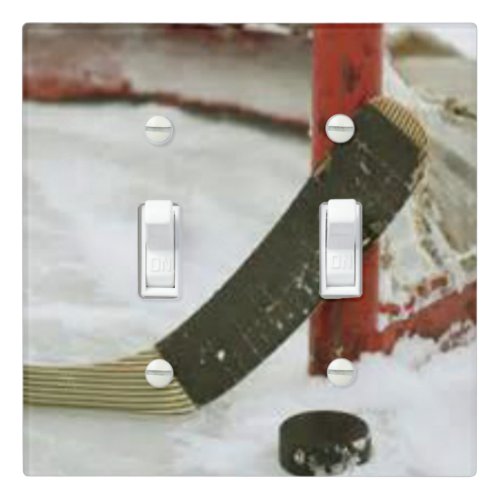 hockey net goal light switch cover