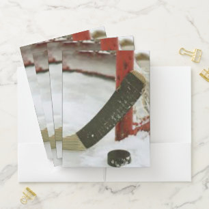 hockey net goal pocket folder