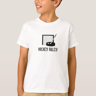 Hockey Net, Stick and Puck T-Shirt