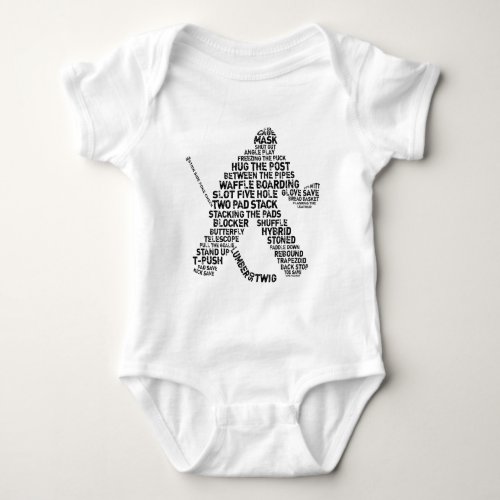Hockey Netminder Baby Bodysuit