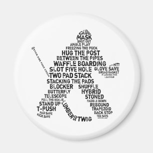 Hockey Netminder Magnet