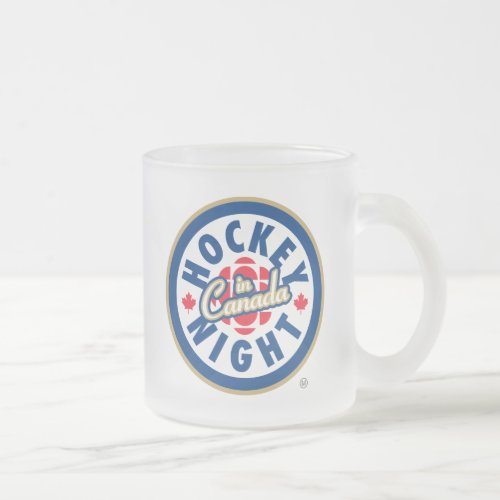Hockey Night in Canada Frosted Glass Coffee Mug