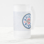 Hockey Night in Canada Frosted Glass Mug (Front Right)