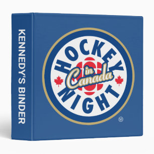 Hockey Night in Canada Logo 3 Ring Binder