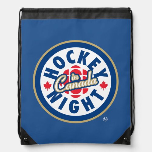 Hockey Night in Canada Logo Drawstring Bag