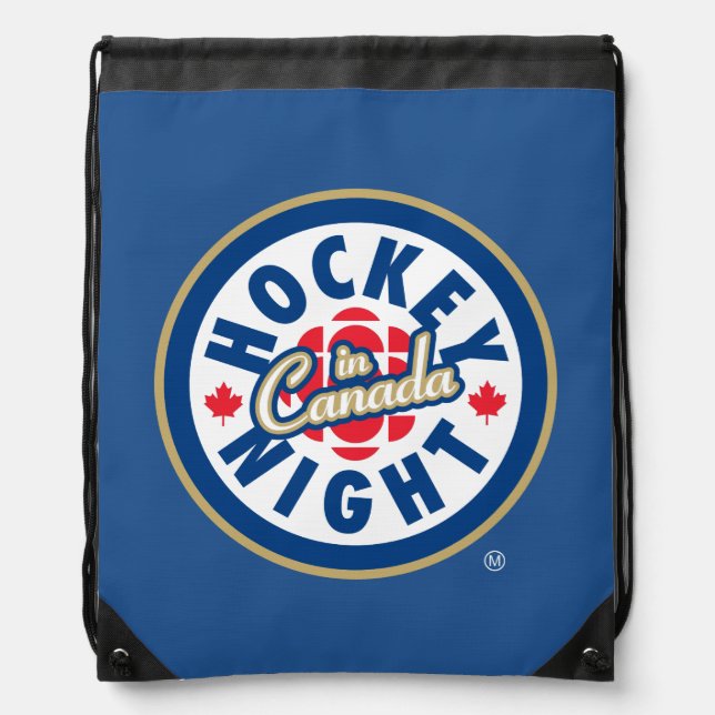 Hockey Night in Canada Logo Drawstring Bag (Front)