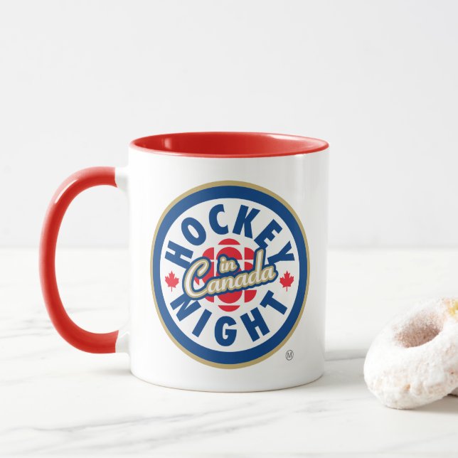 Hockey Night in Canada Logo Mug (With Donut)