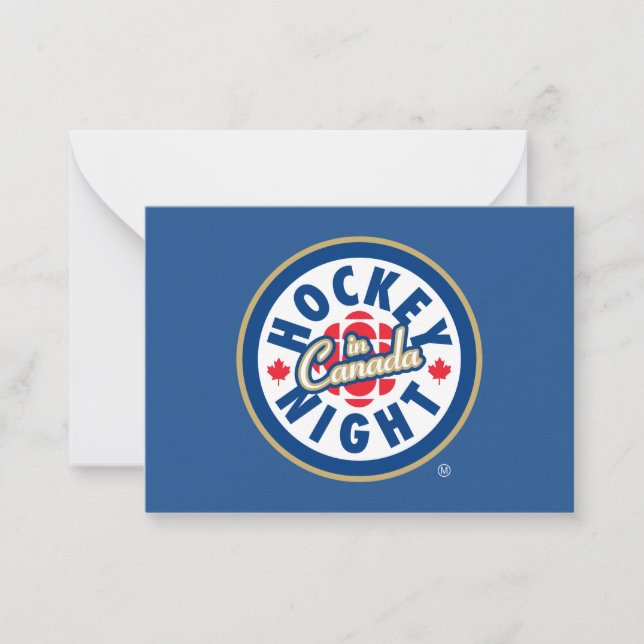 Hockey Night in Canada Logo Note Card (Front)
