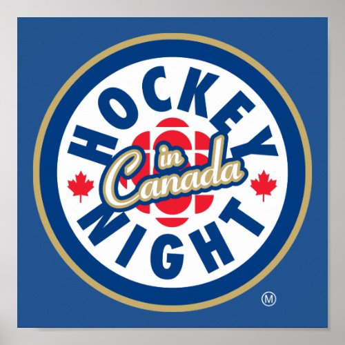 Hockey Night in Canada Logo Poster