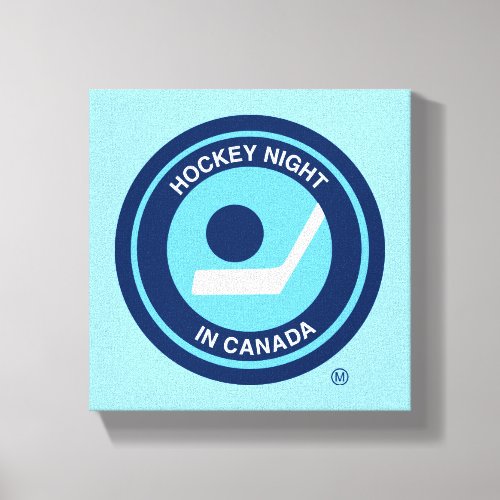 Hockey Night in Canada Retro Logo Canvas Print