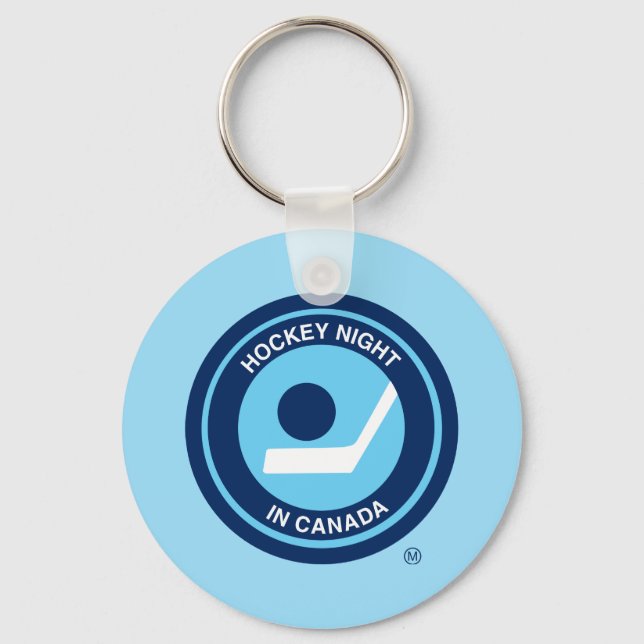 Hockey Night in Canada Retro Logo Keychain (Front)
