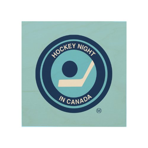 Hockey Night in Canada Retro Logo Wood Wall Art
