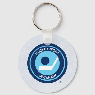 Hockey Night Retro Keychain