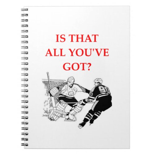 hockey notebook