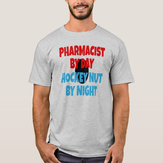 Hockey Nut Pharmacist T-Shirt (Front)