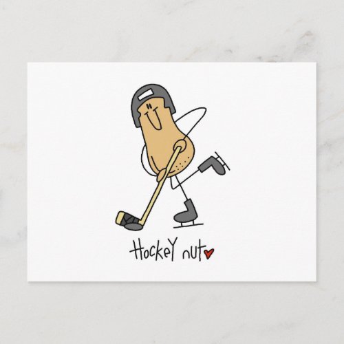 Hockey Nut T_shirts and Gifts Postcard