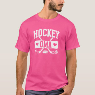Hockey Oma Grandma Oma Of A Hockey Player Oma T-Shirt