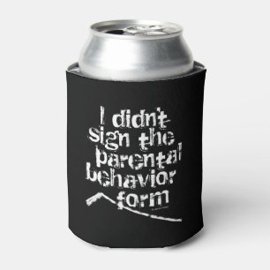 Hockey Parental Behavior Form Can Cooler