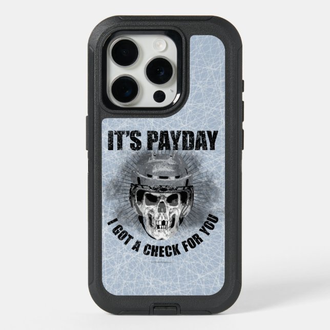 Hockey Payday iPhone 15 Pro Case (Back)