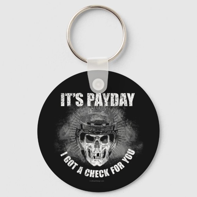 Hockey Payday Keychain (Front)