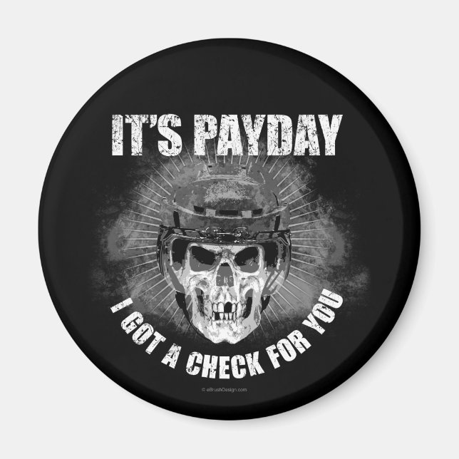 Hockey Payday Magnet (Front)