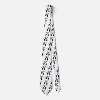 Hockey Penguin Neck Tie