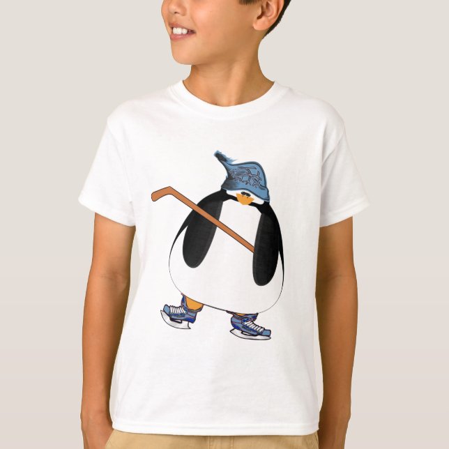 Hockey Penguin T-Shirt (Front)