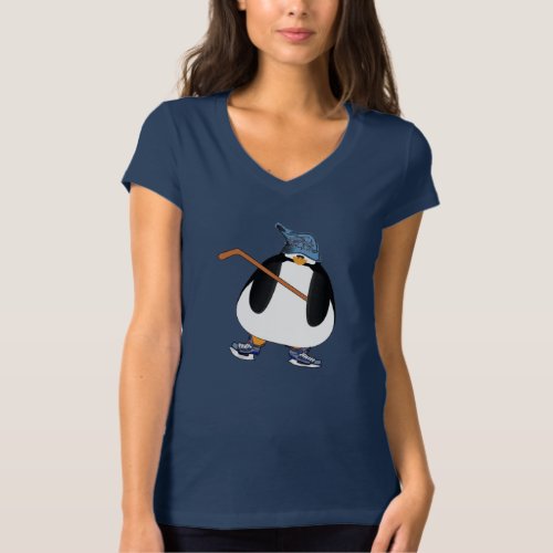 Hockey Penguin T_Shirt