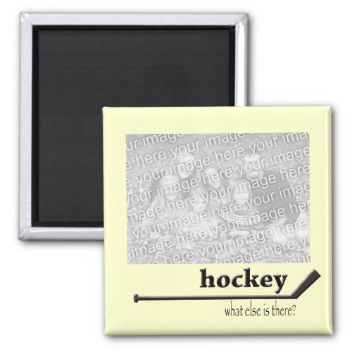 Hockey Photo Magnet