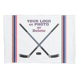Hockey Pillow Case, Personalized & Your LOGO/PHOTO Case
